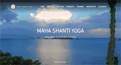 Desktop Screenshot of mahashantiyoga.com